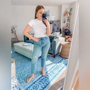 Madewell The Perfect Vintage Jeans Distressed, size 28